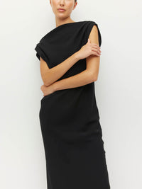 Arc Dress (Luxe Suiting) Black
