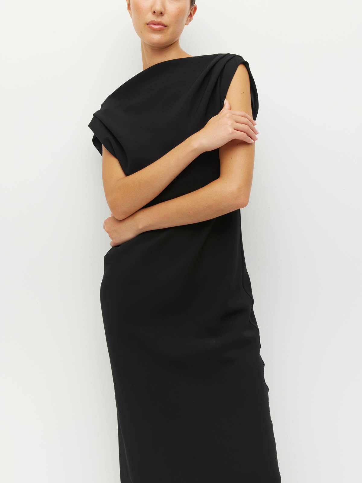 Arc Dress (Luxe Suiting) Black