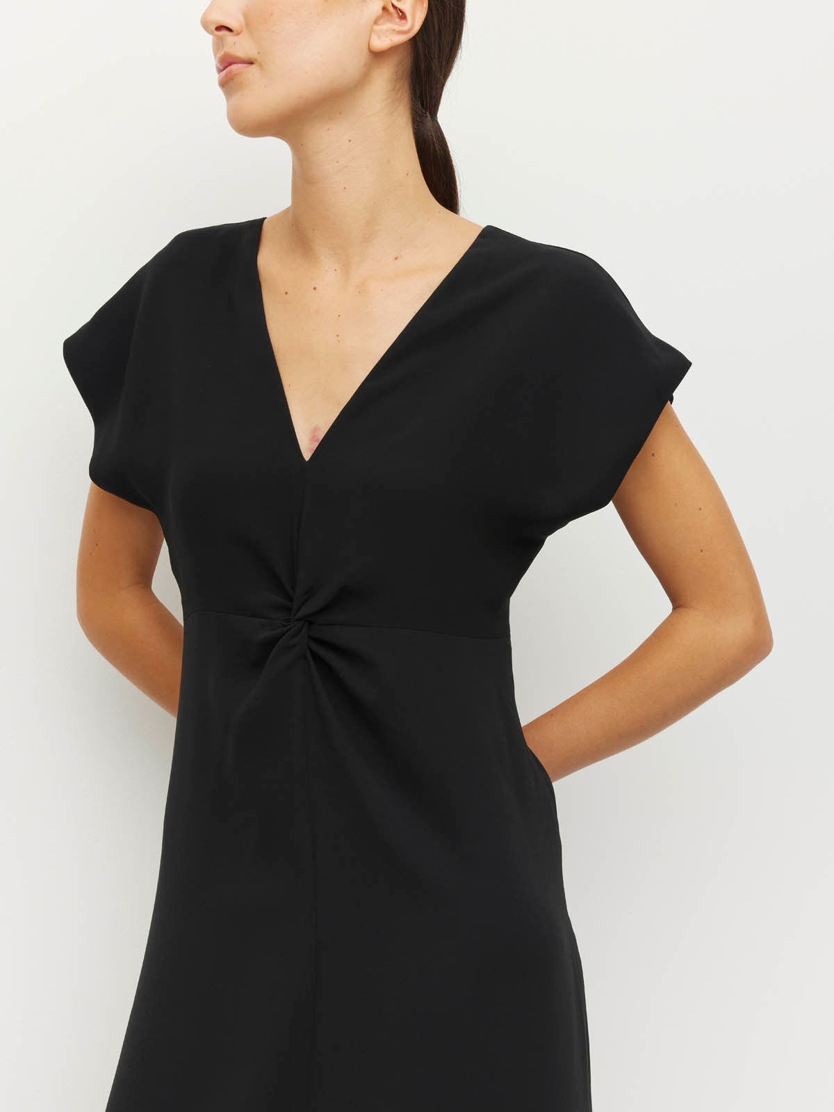 Tove Dress (Luxe Suiting) Black