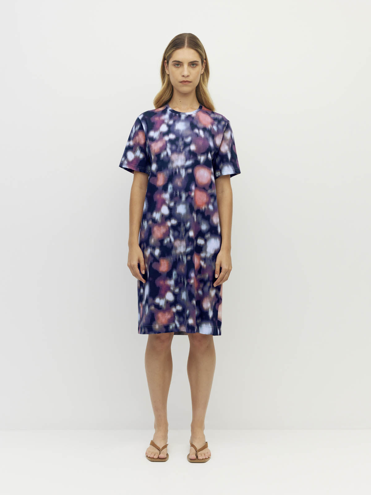 Micky T Dress (Luxe Cotton) Night Fall
