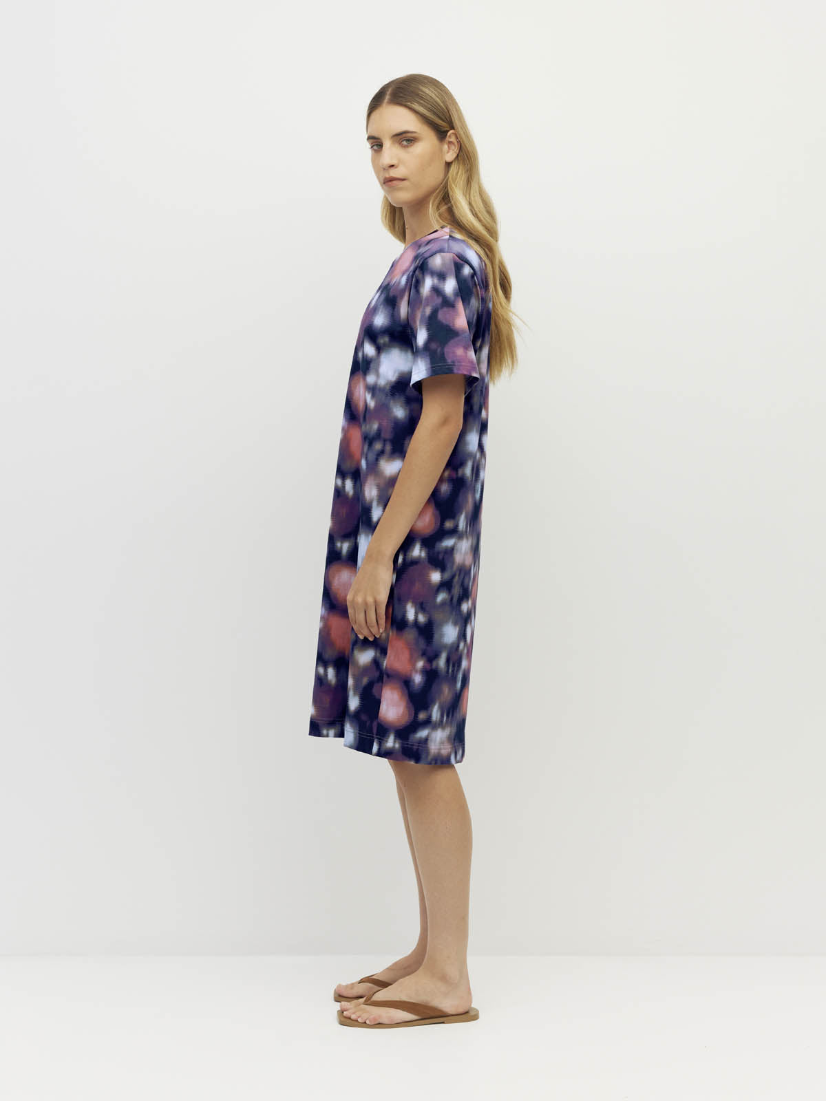 Micky T Dress (Luxe Cotton) Night Fall
