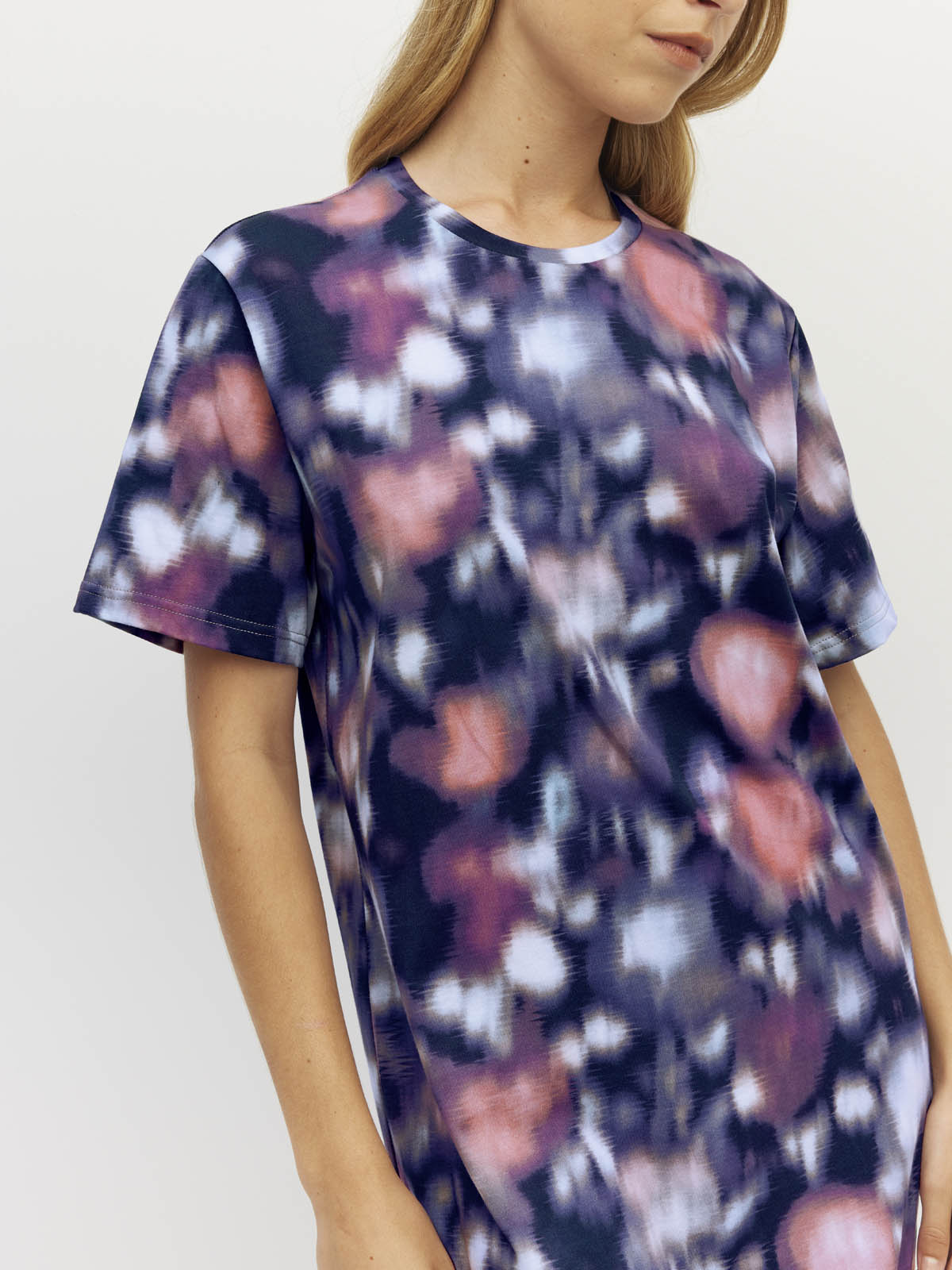 Micky T Dress (Luxe Cotton) Night Fall