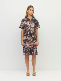Micky T Dress (Luxe Cotton) Soft Camelia