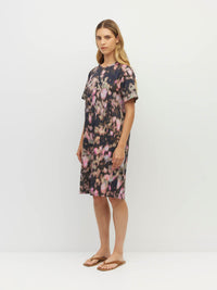 Micky T Dress (Luxe Cotton) Soft Camelia