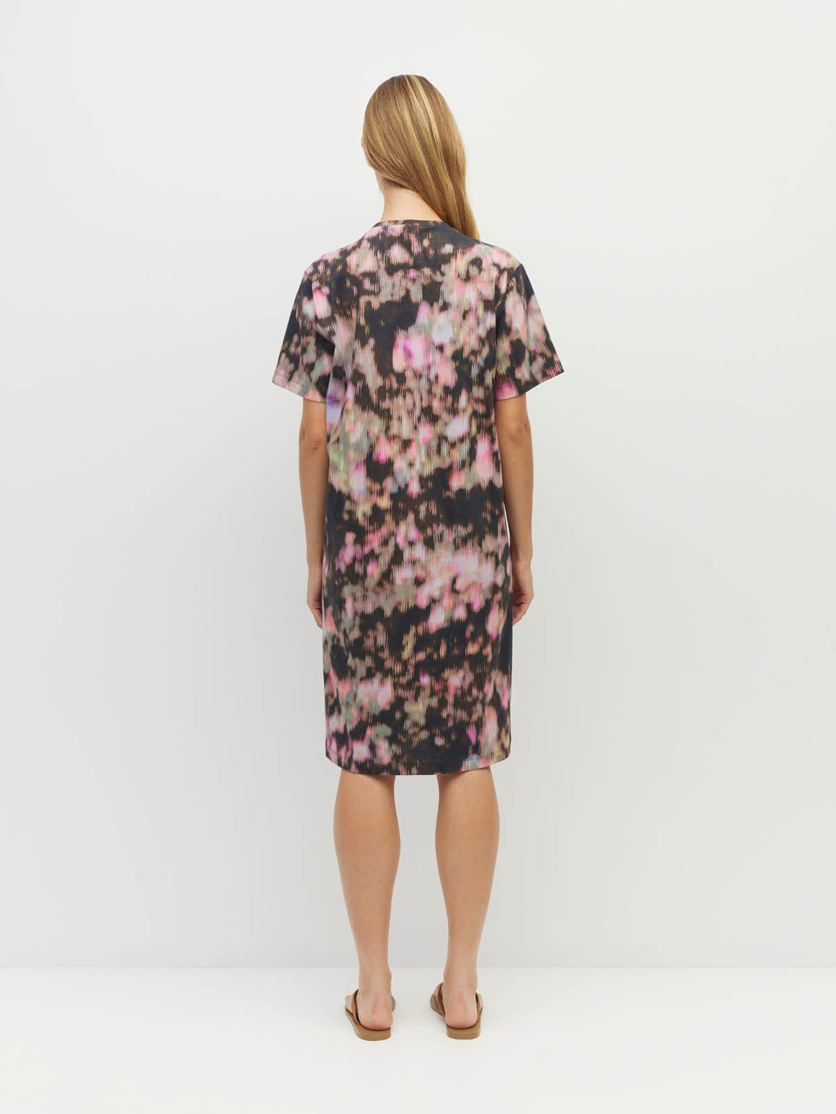 Micky T Dress (Luxe Cotton) Soft Camelia