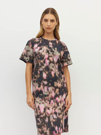Micky T Dress (Luxe Cotton) Soft Camelia