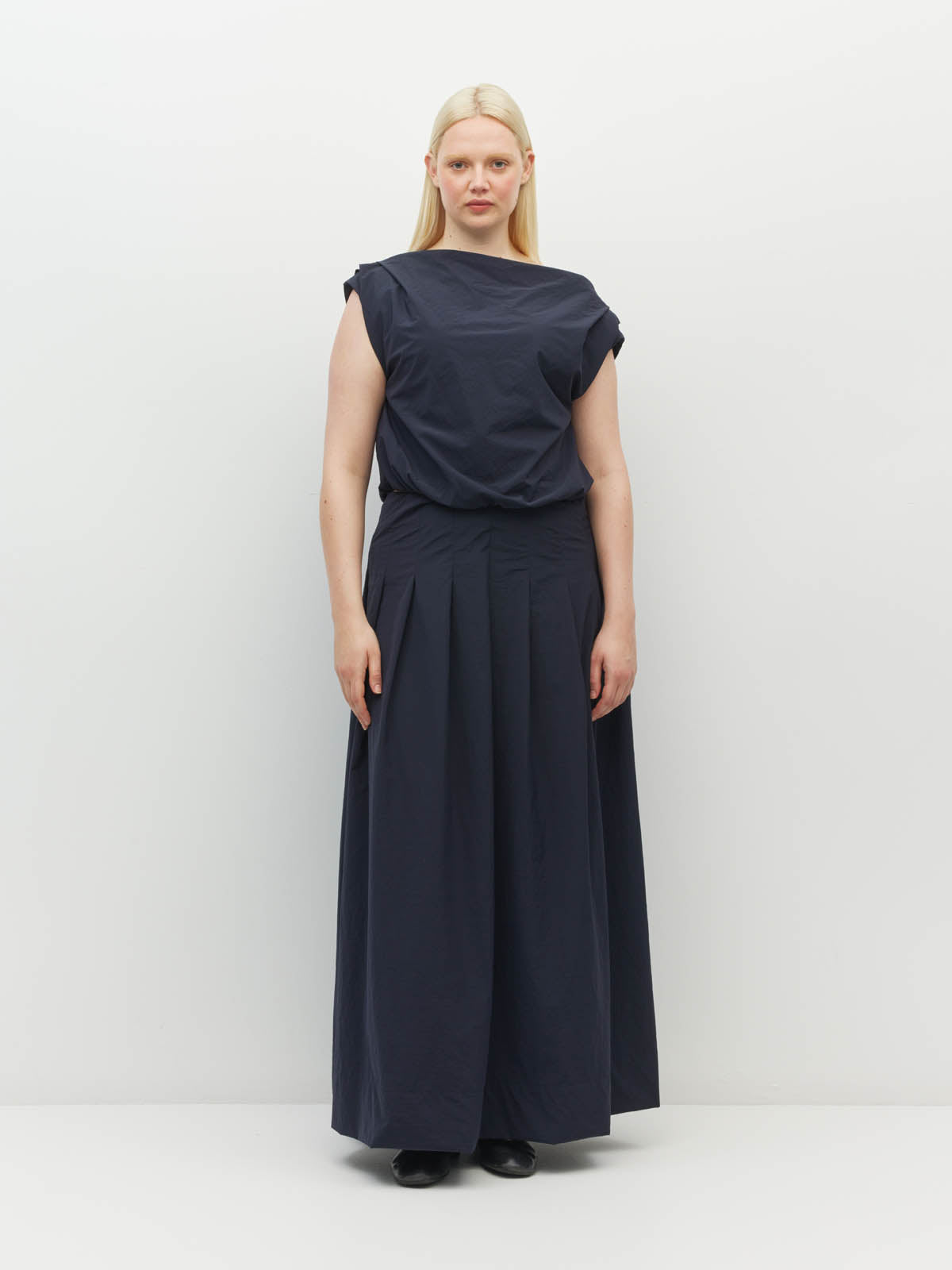Kiva Skirt (Nylon Taffeta) Navy
