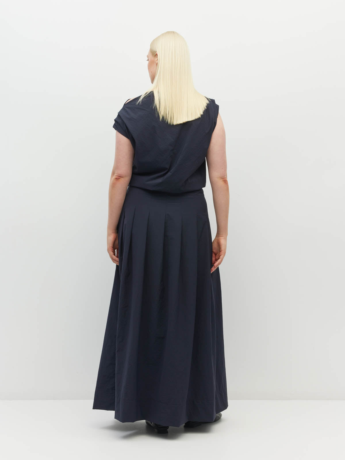 Kiva Skirt (Nylon Taffeta) Navy