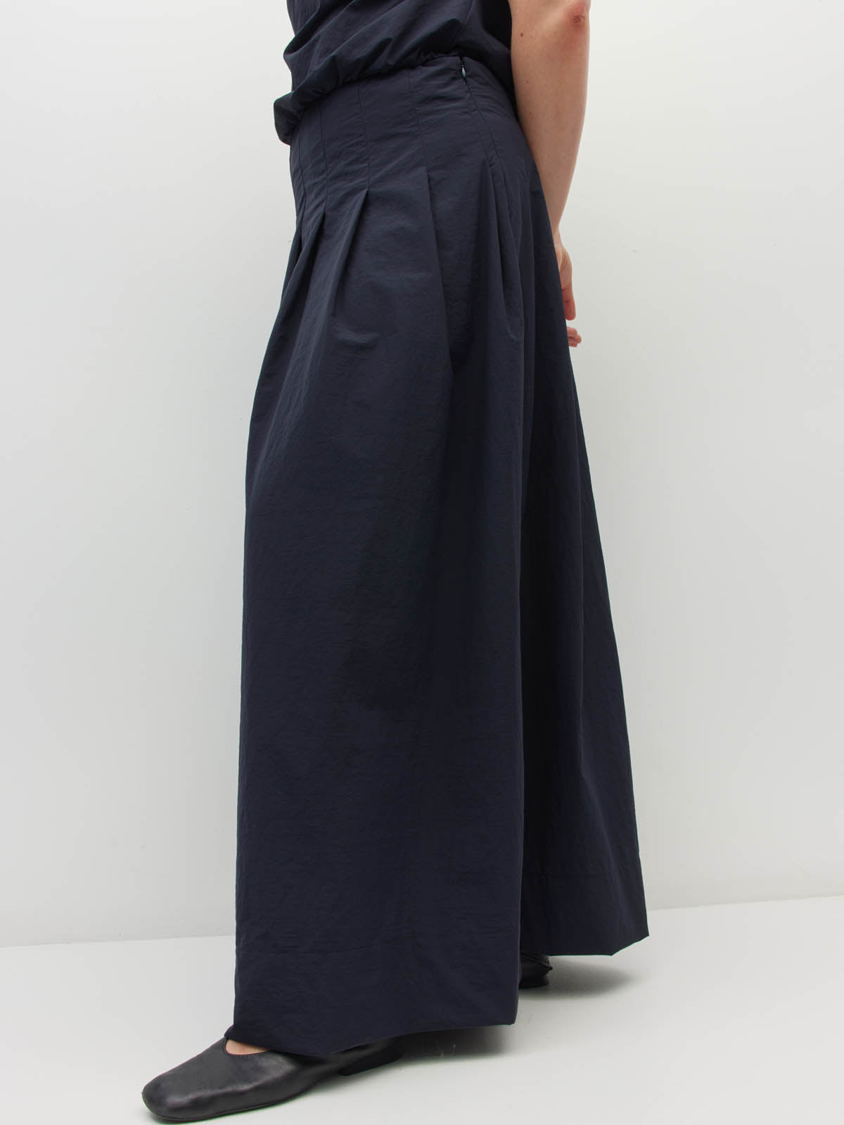 Kiva Skirt (Nylon Taffeta) Navy
