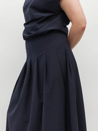 Kiva Skirt (Nylon Taffeta) Navy
