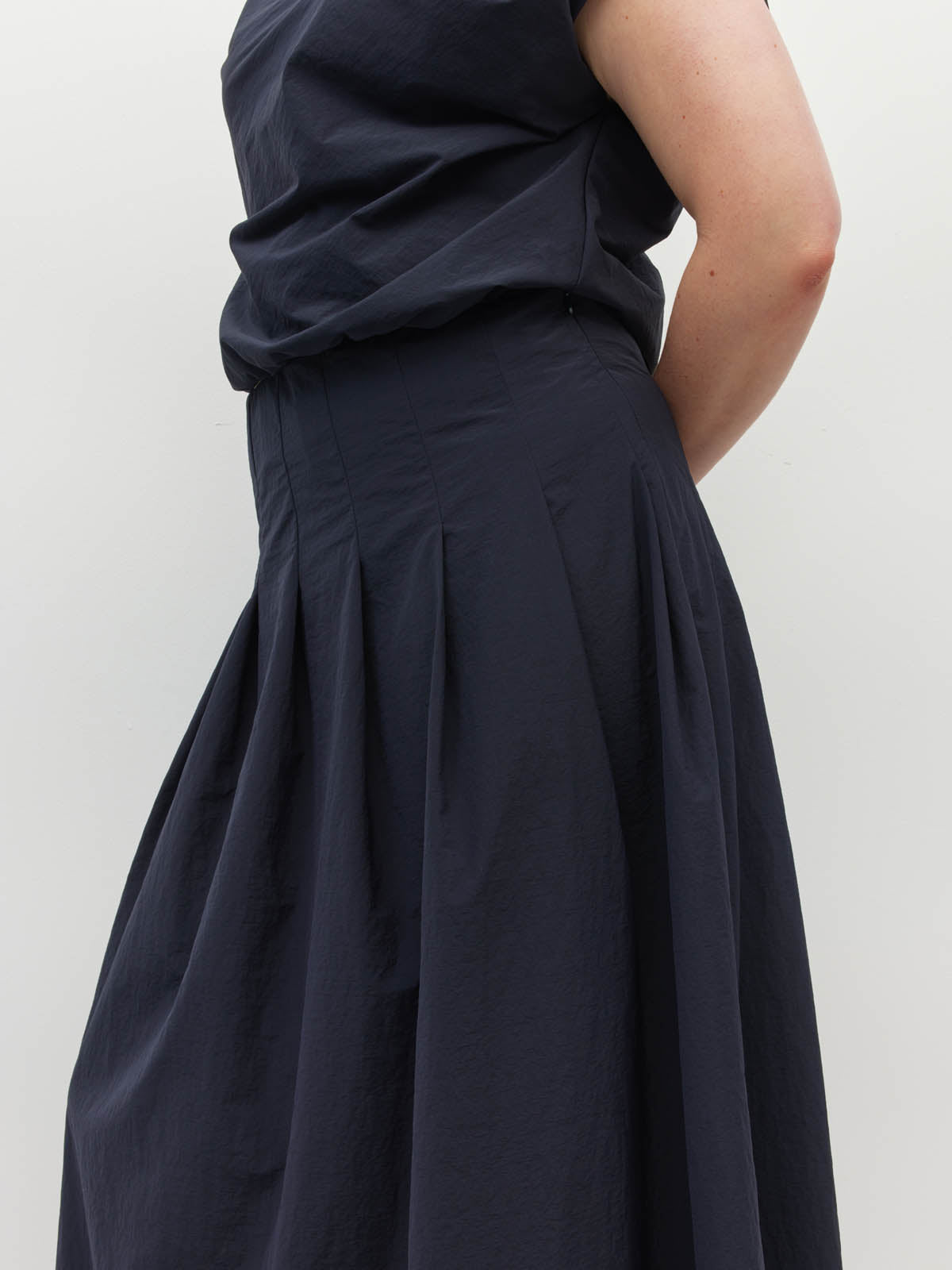 Kiva Skirt (Nylon Taffeta) Navy