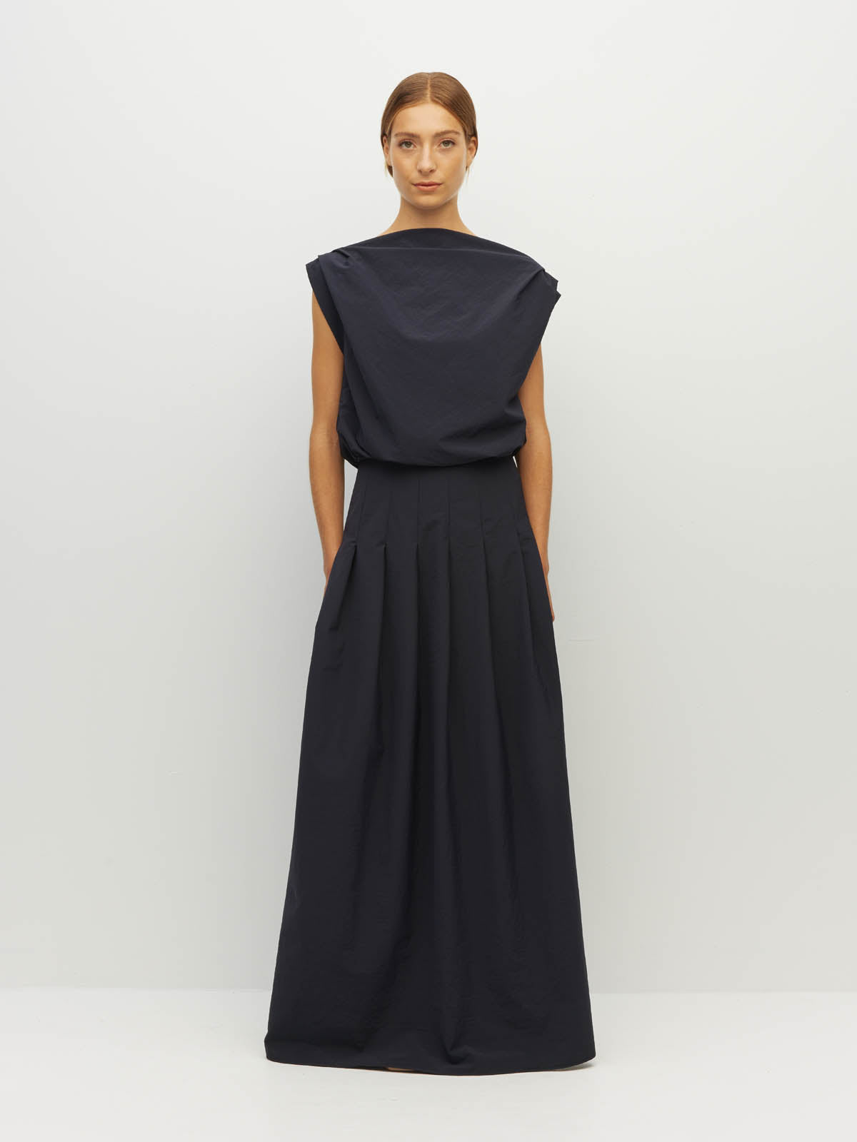 Kiva Skirt (Nylon Taffeta) Navy