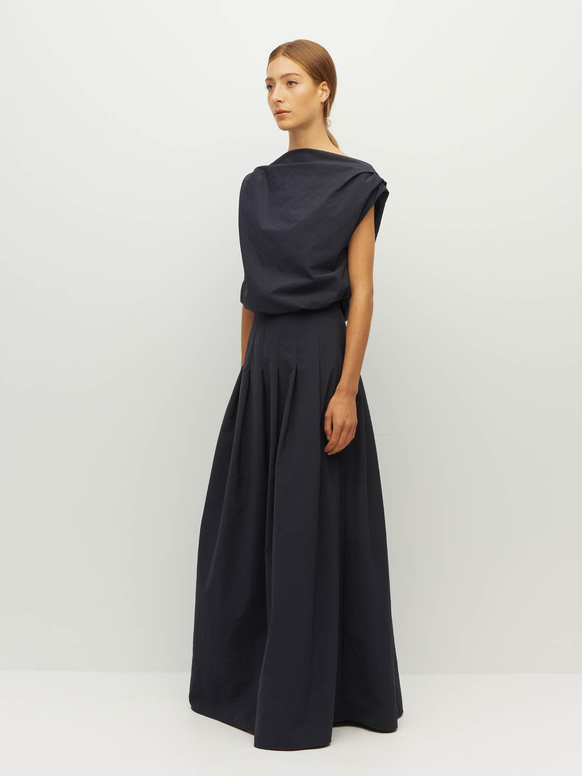 Kiva Skirt (Nylon Taffeta) Navy
