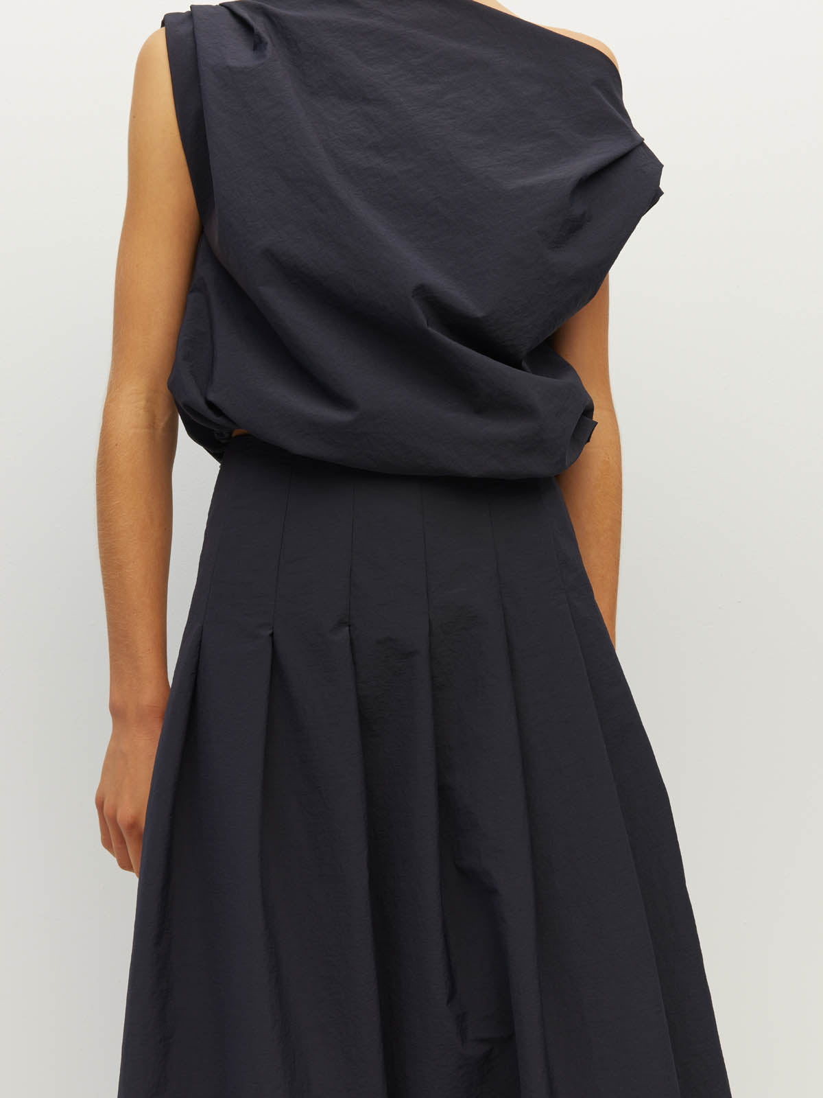 Kiva Skirt (Nylon Taffeta) Navy
