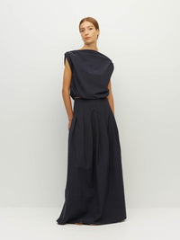 Porto Top (Nylon Taffeta) Navy