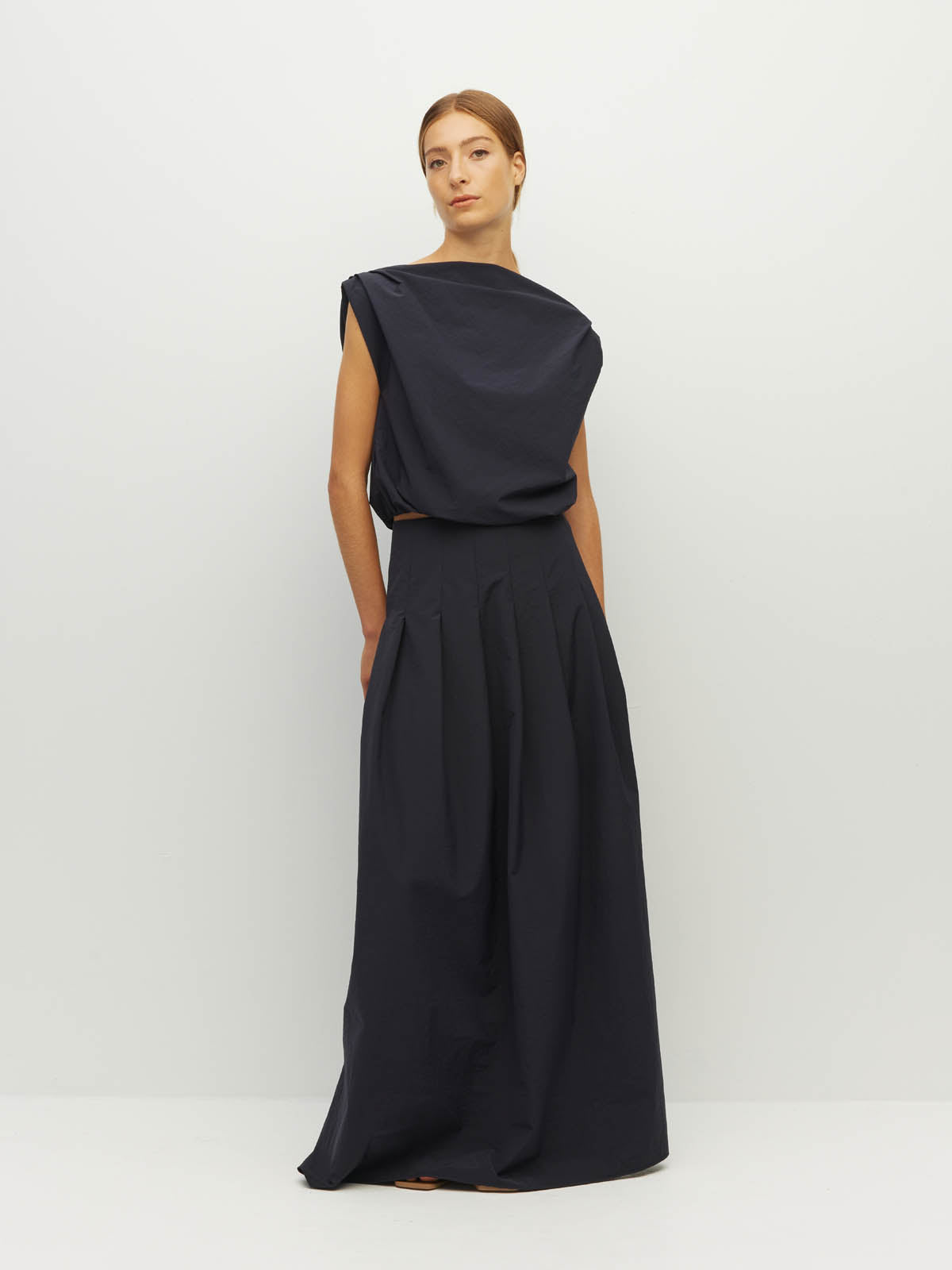 Porto Top (Nylon Taffeta) Navy