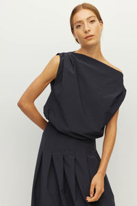 Porto Top (Nylon Taffeta) Navy