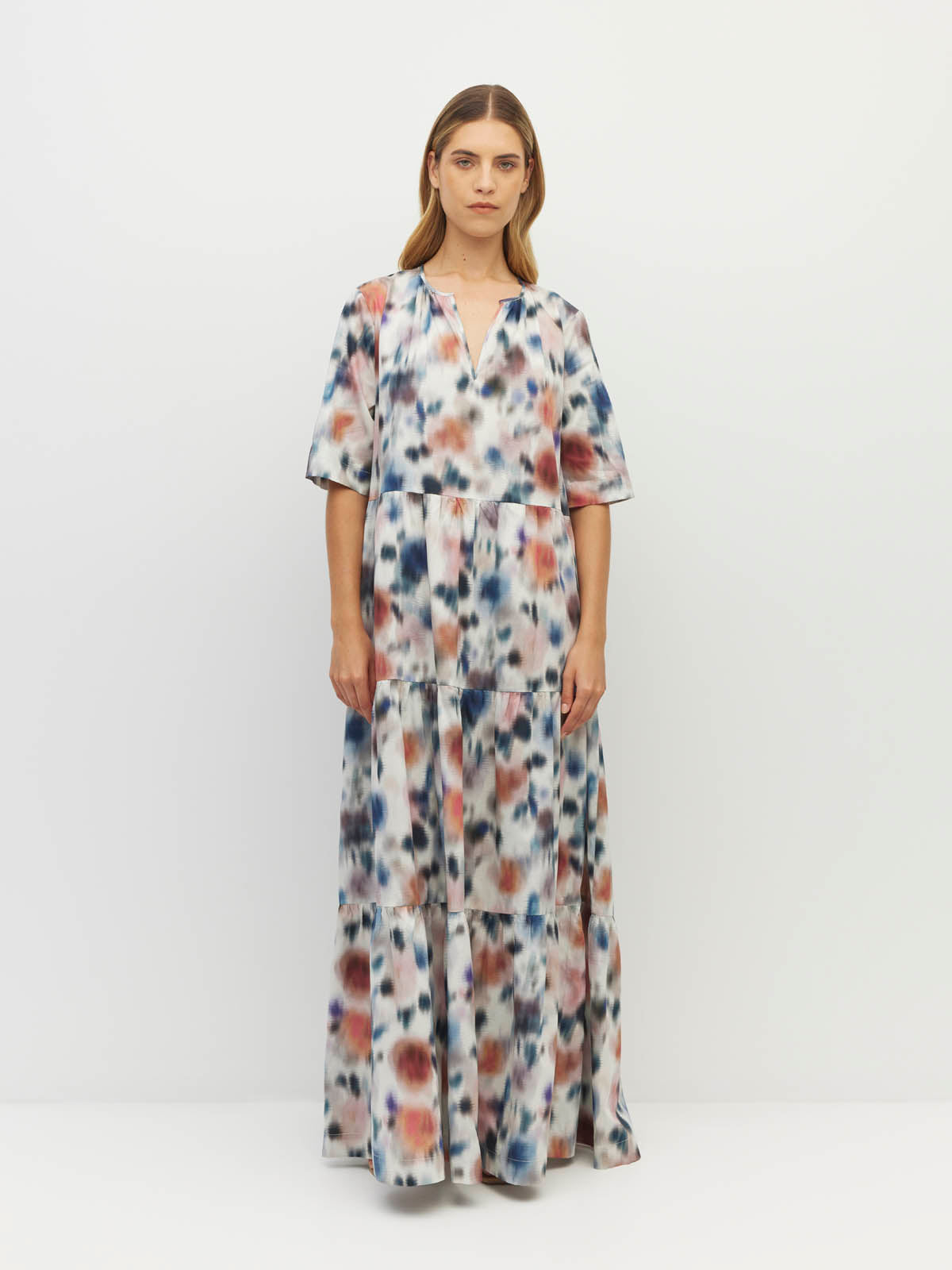 Flor Tunic (Rosette Haze Cotton) Morning Light