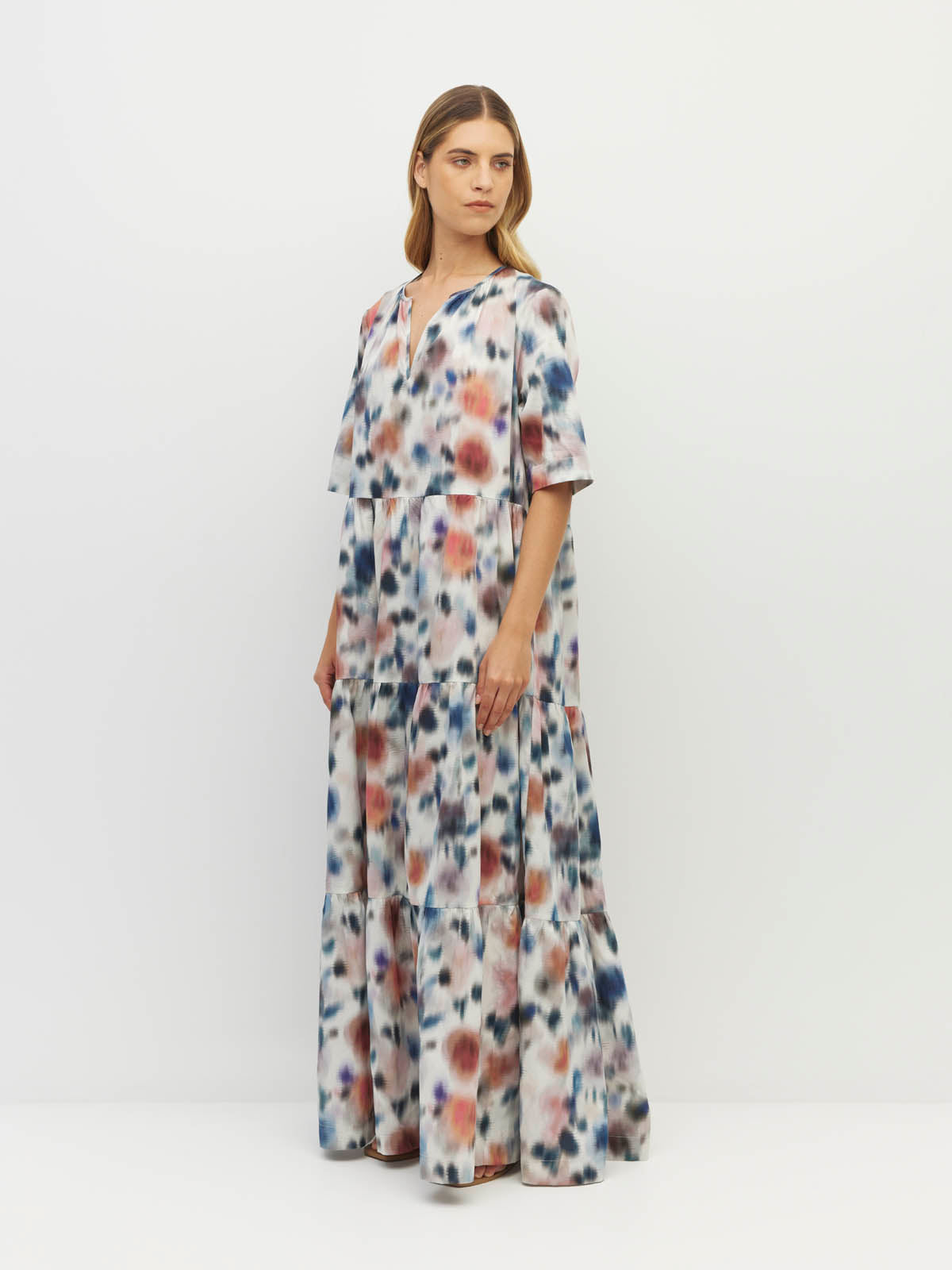 Flor Tunic (Rosette Haze Cotton) Morning Light