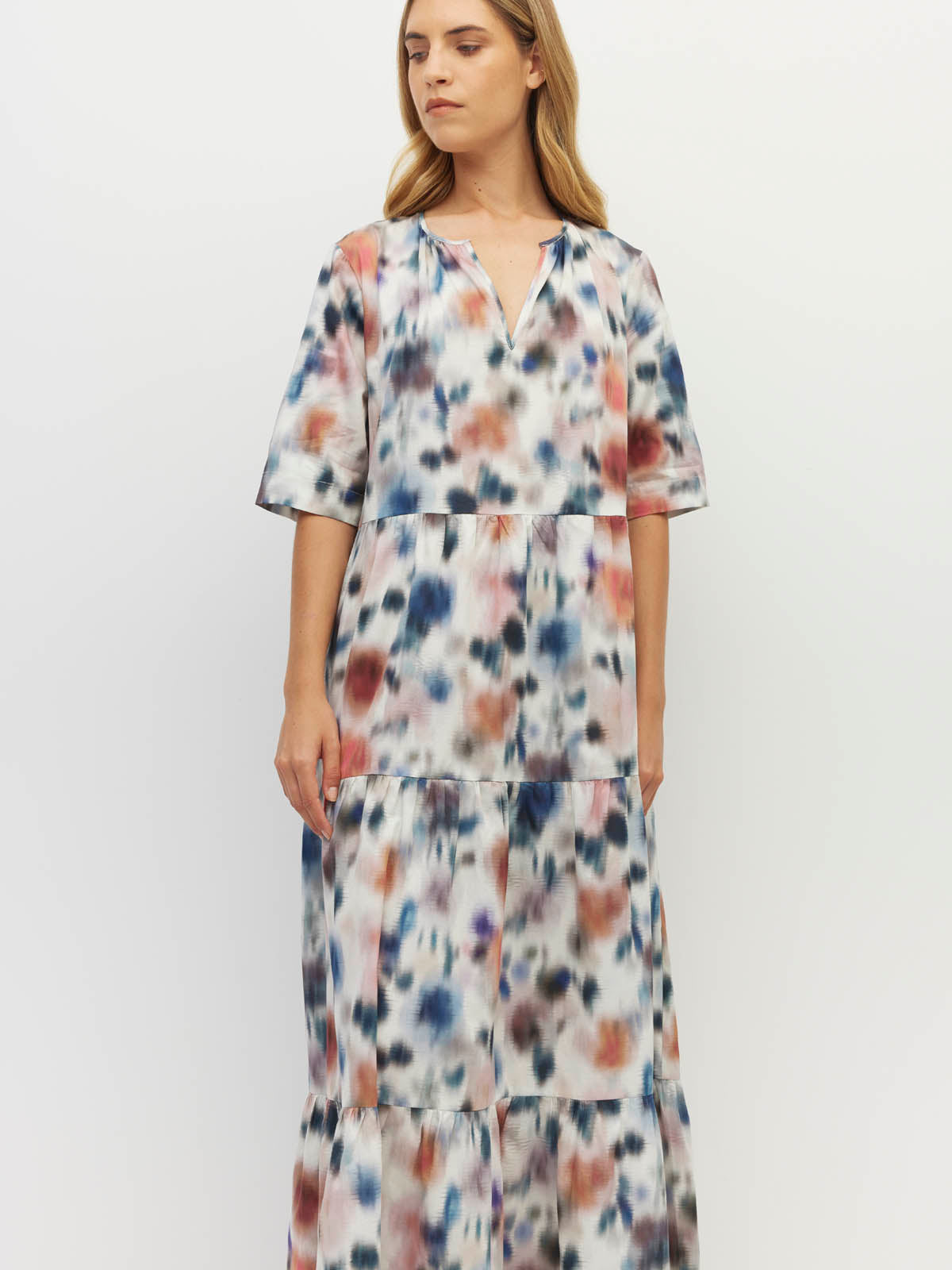 Flor Tunic (Rosette Haze Cotton) Morning Light