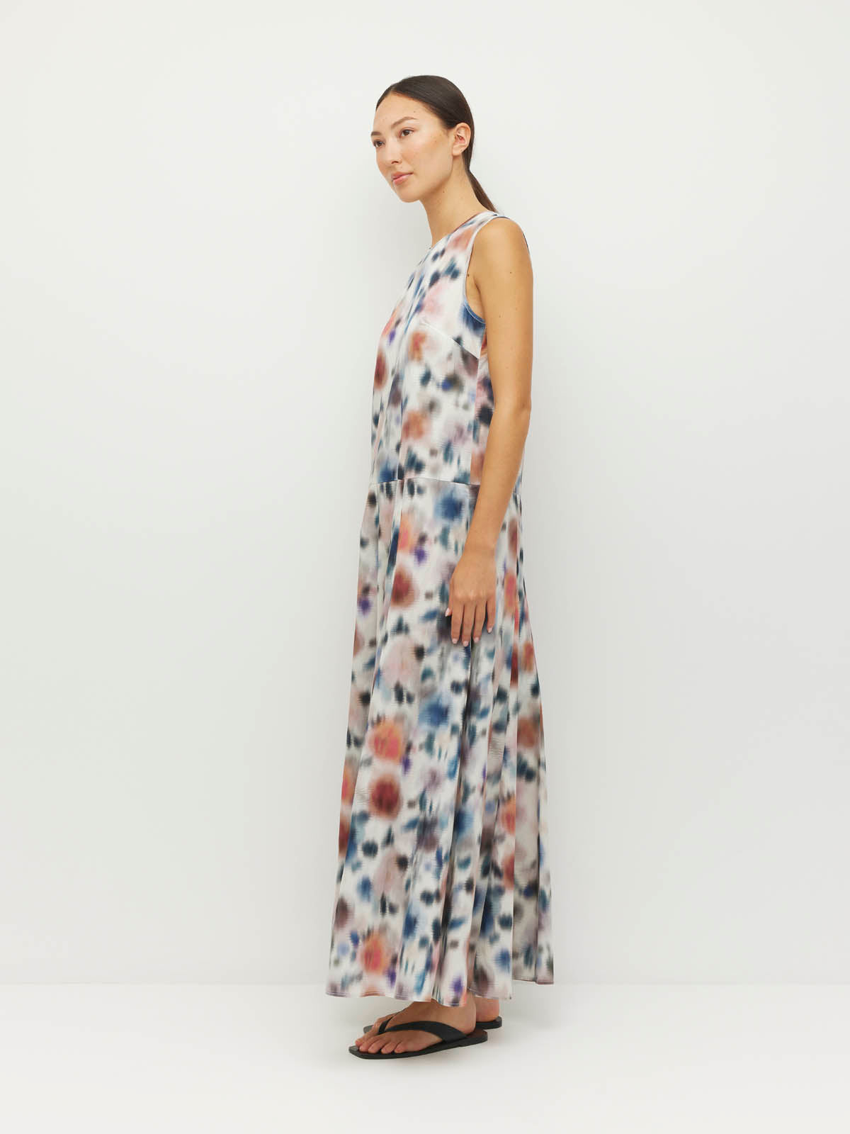 Symi Dress (Rosette Haze Cotton) Morning Light