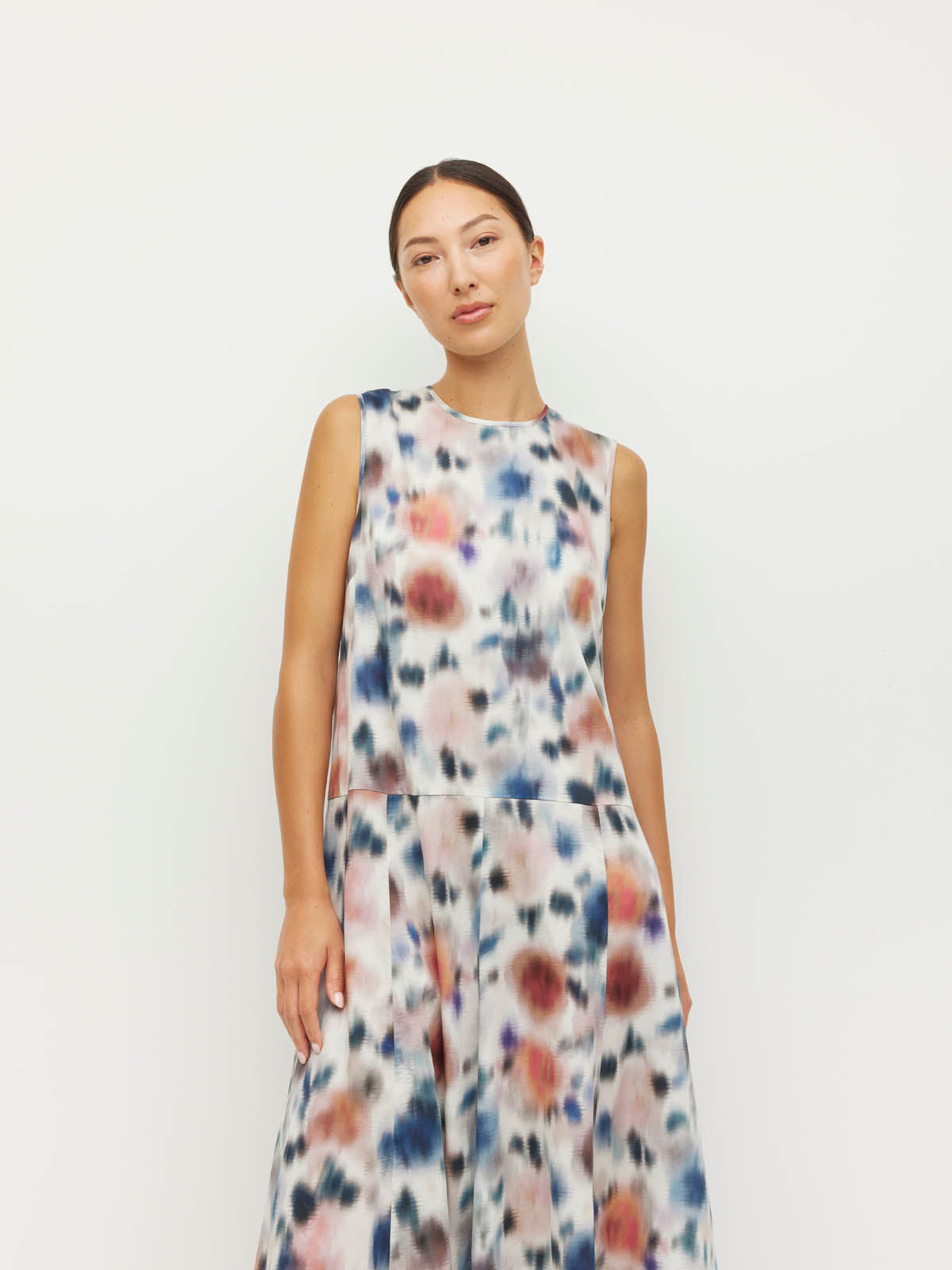 Symi Dress (Rosette Haze Cotton) Morning Light