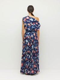 Evangeline Skirt (Rosette Haze Crepe) Night Fall