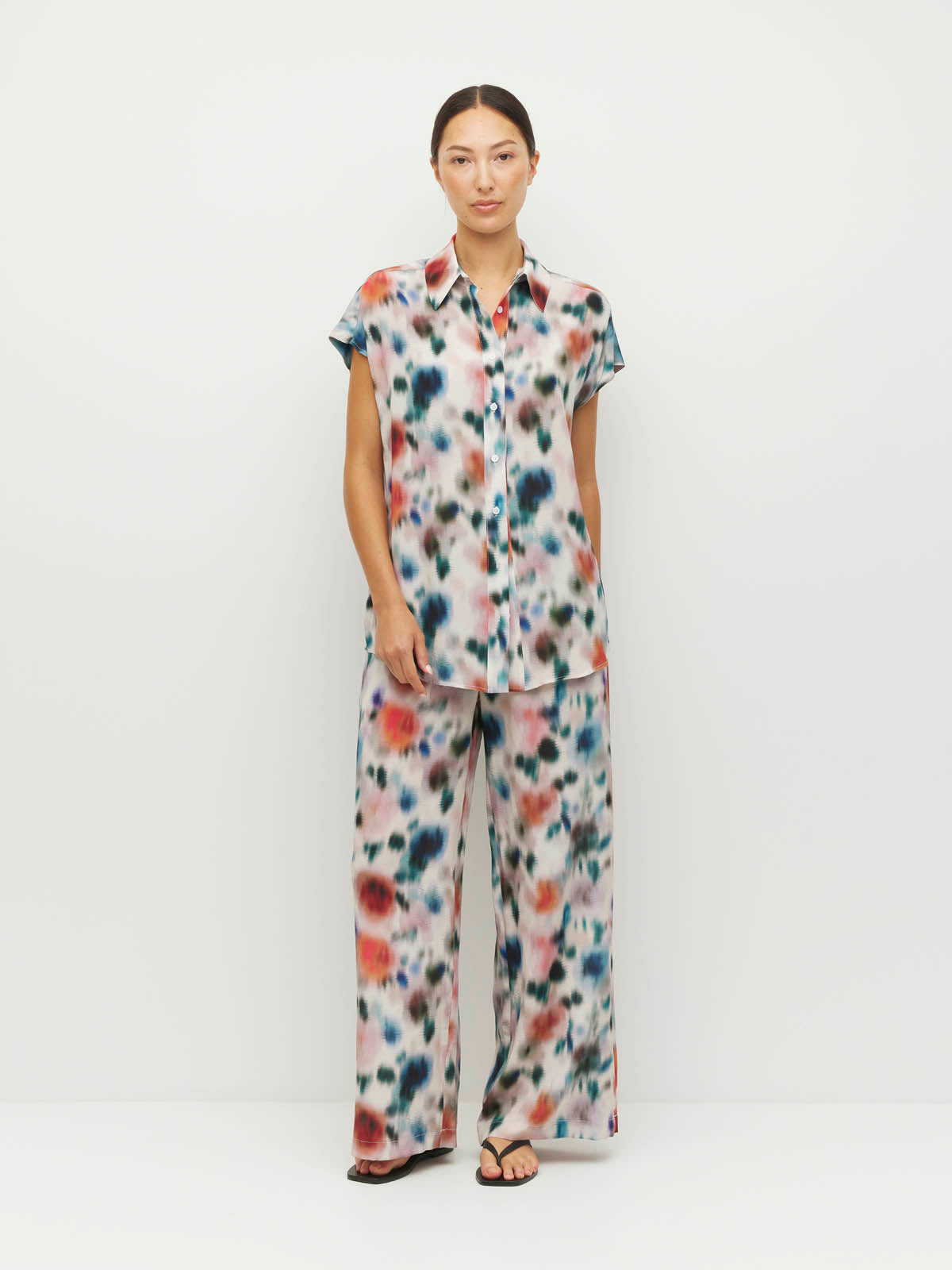 Eleanor Shirt (Rosette Haze Silk CDC) Morning Light