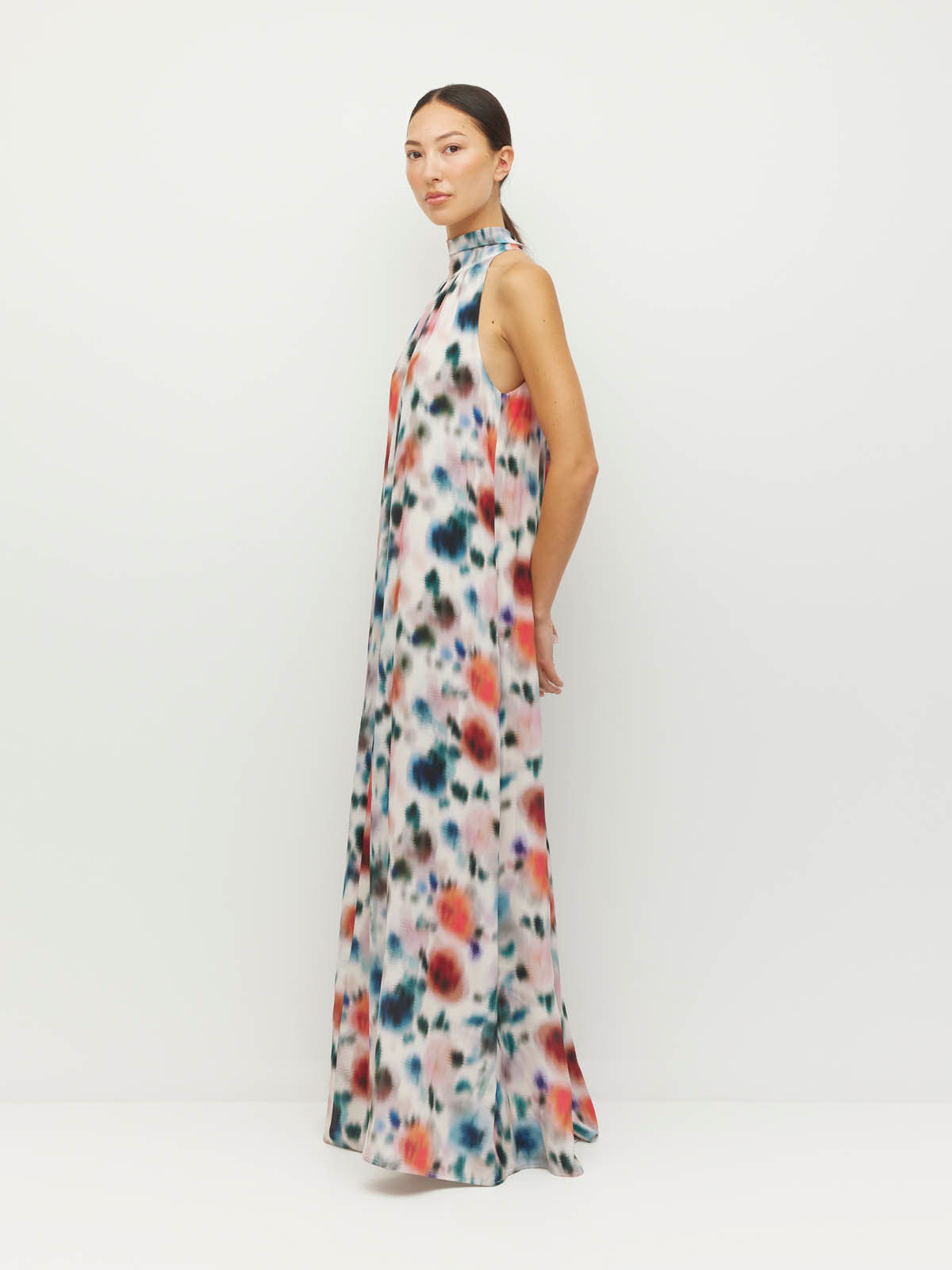 Nico Dress (Rosette Haze Silk CDC) Morning Light