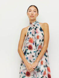 Nico Dress (Rosette Haze Silk CDC) Morning Light