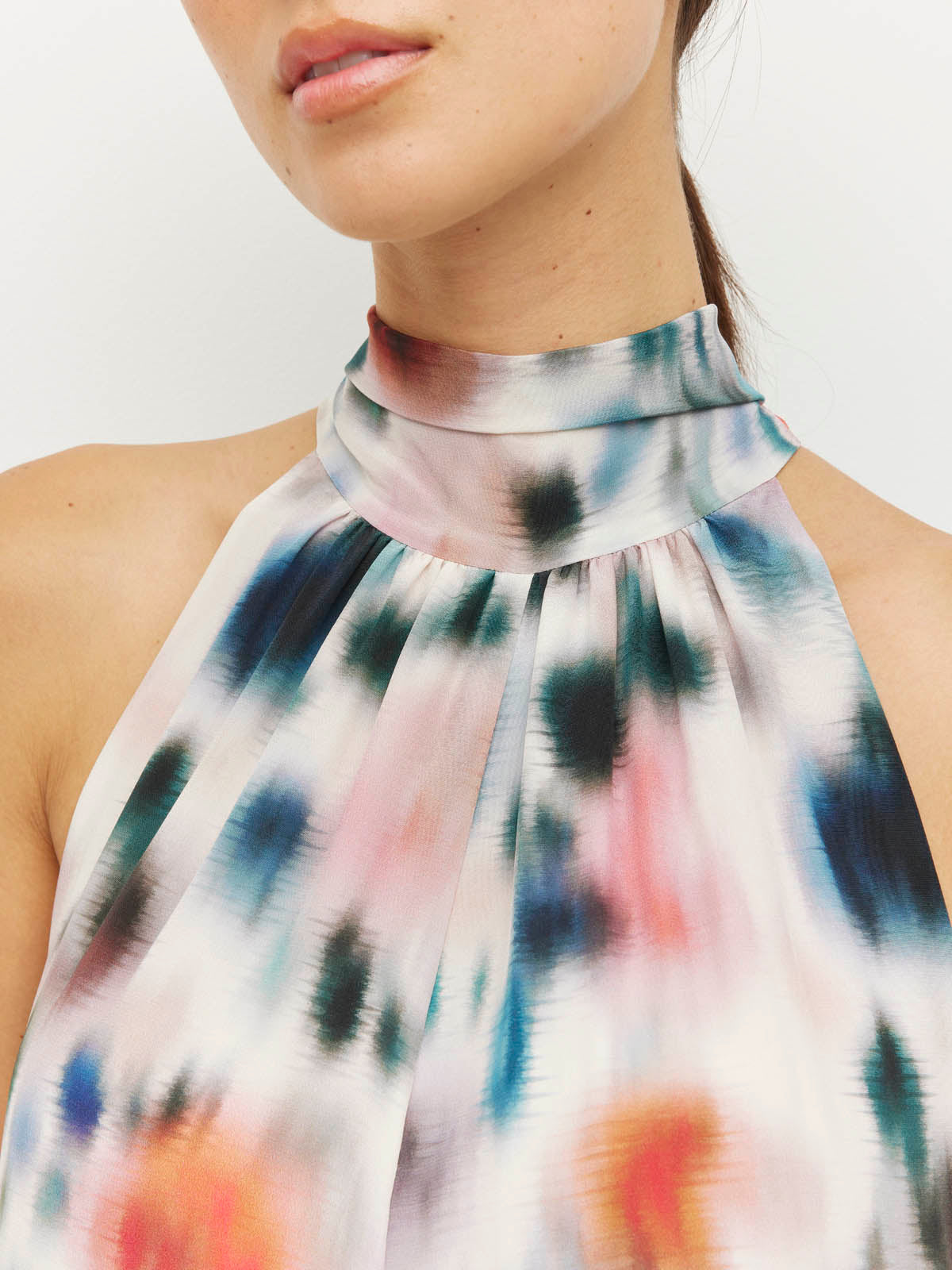 Nico Dress (Rosette Haze Silk CDC) Morning Light