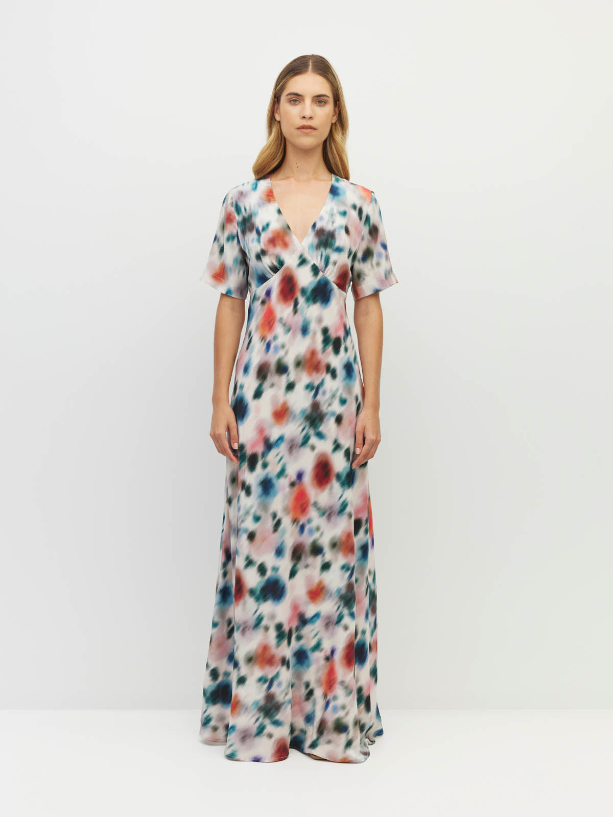 Spencer Dress (Rosette Haze Silk CDC) Morning Light