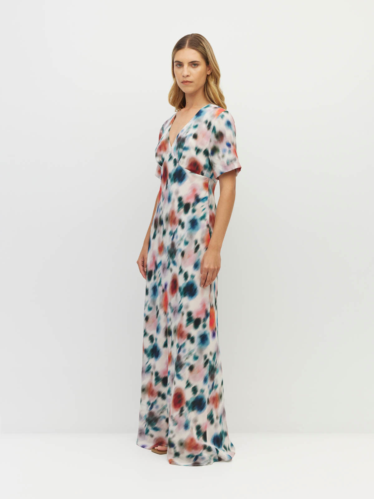 Spencer Dress (Rosette Haze Silk CDC) Morning Light