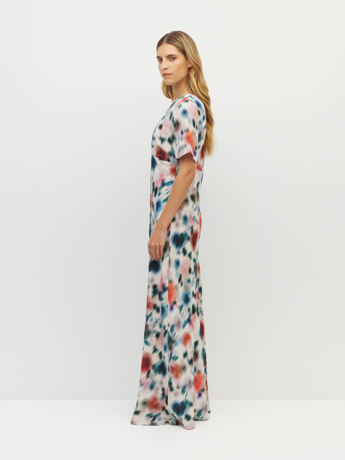 Spencer Dress (Rosette Haze Silk CDC) Morning Light