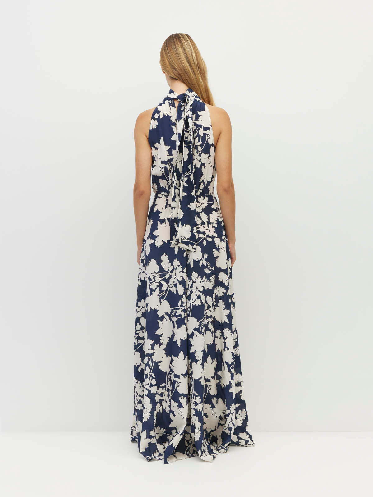 Hana Dress (Shadow Floral Silk CDC) Silhouette