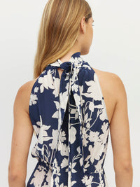 Hana Dress (Shadow Floral Silk CDC) Silhouette