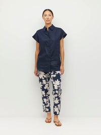 Leonard Pant (Shadow Floral Silk CDC) Silhouette