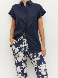 Leonard Pant (Shadow Floral Silk CDC) Silhouette