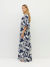 Piper Dress (Shadow Floral Silk CDC) Silhouette