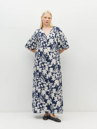Piper Dress (Shadow Floral Silk CDC) Silhouette