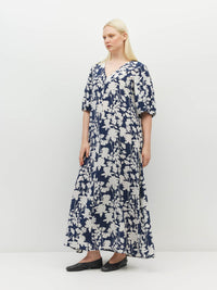 Piper Dress (Shadow Floral Silk CDC) Silhouette