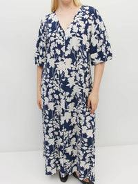 Piper Dress (Shadow Floral Silk CDC) Silhouette