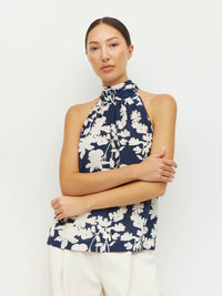 Zelda Blouse (Shadow Floral Silk CDC) Silhouette