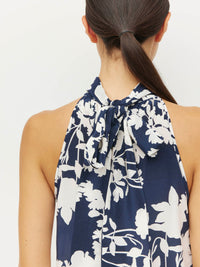Zelda Blouse (Shadow Floral Silk CDC) Silhouette