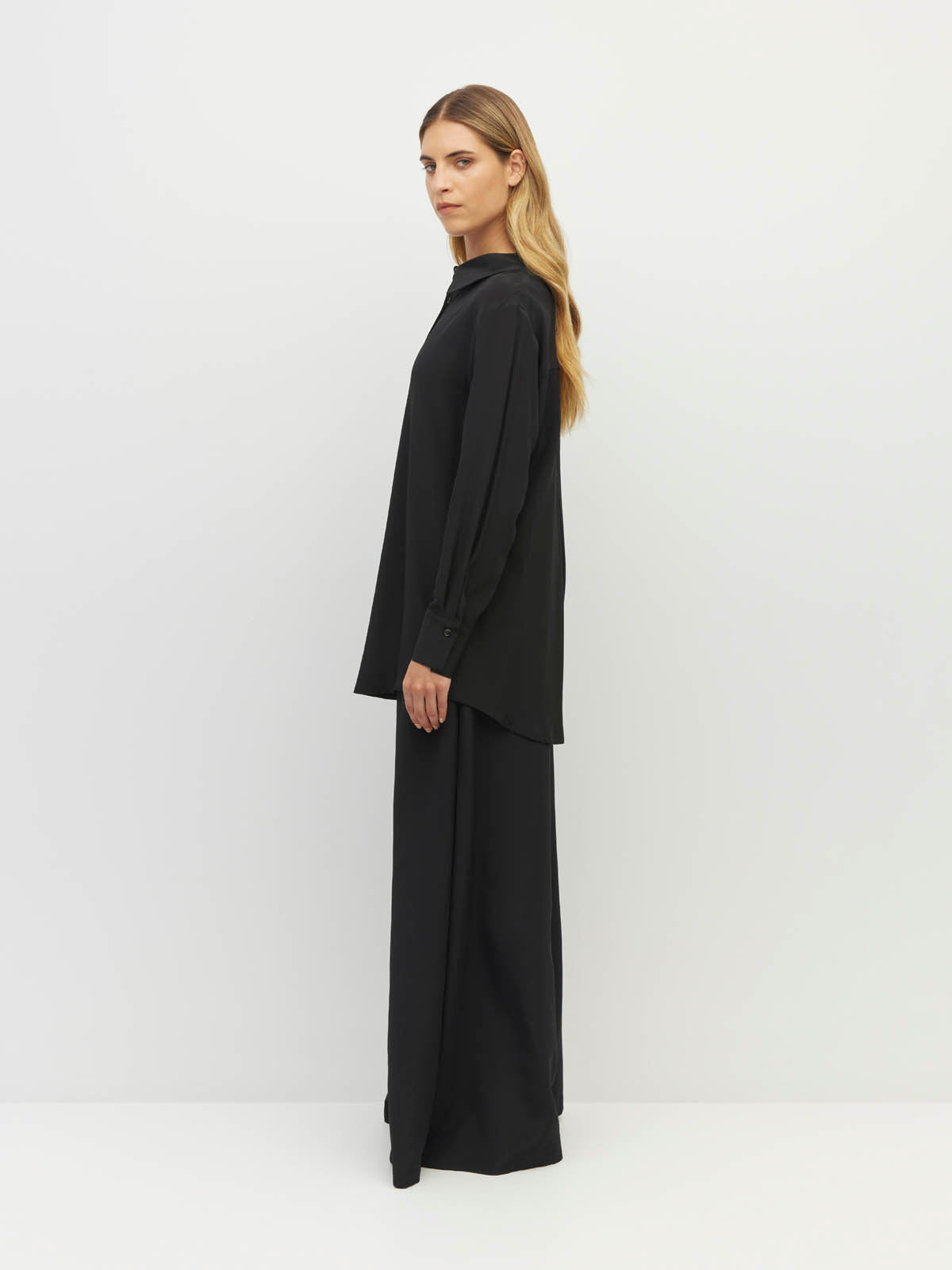 Elina Shirt (Silk CDC) Black