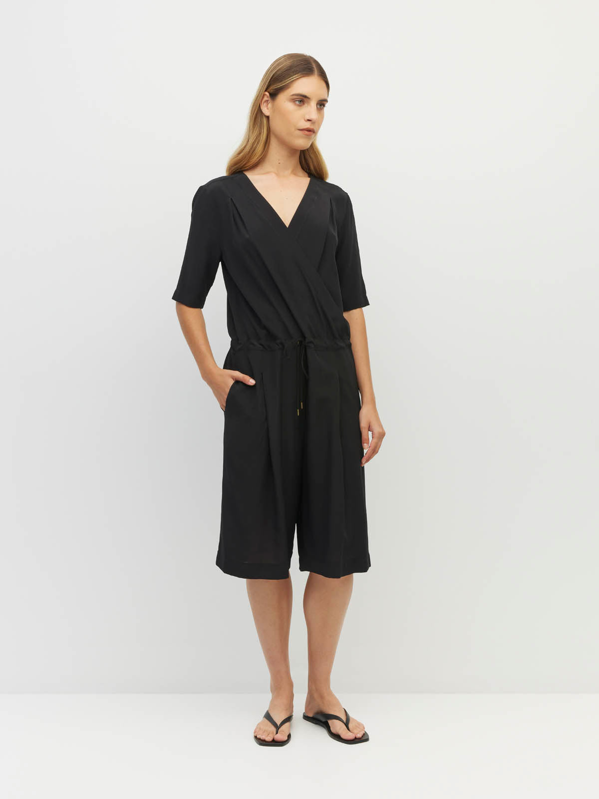 Lark Jumpsuit (Silk CDC) Black