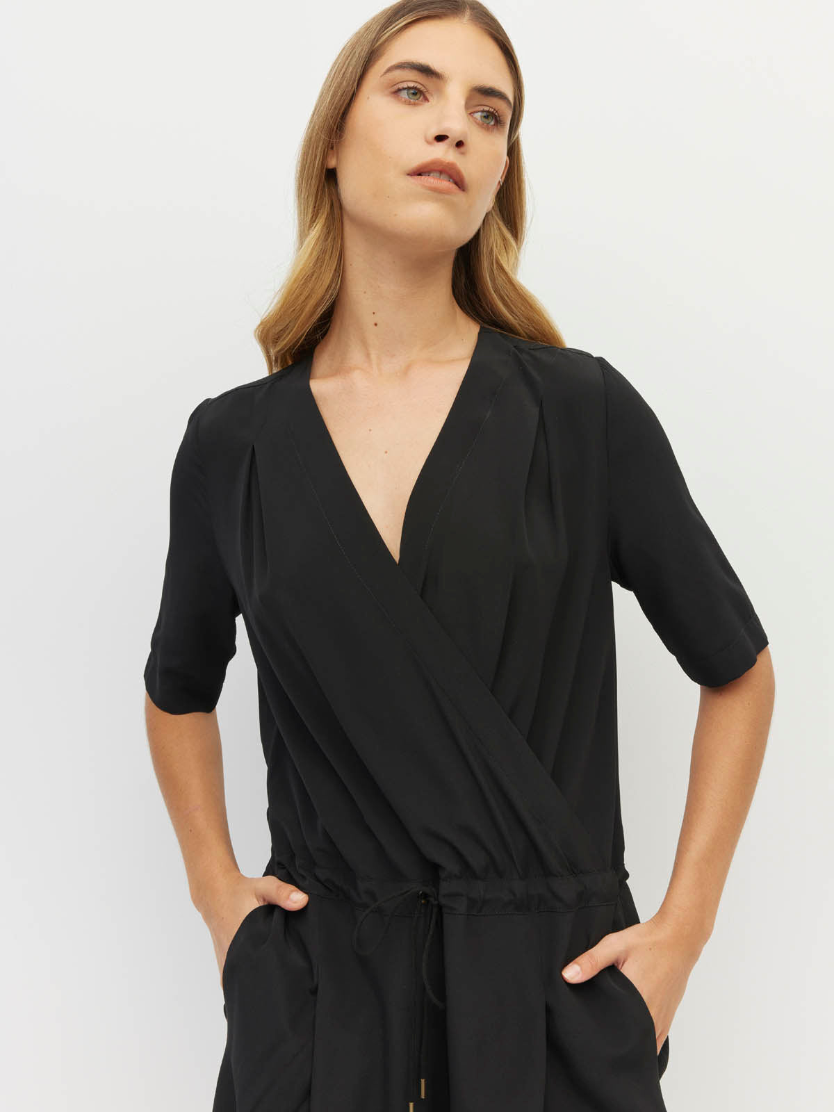 Lark Jumpsuit (Silk CDC) Black