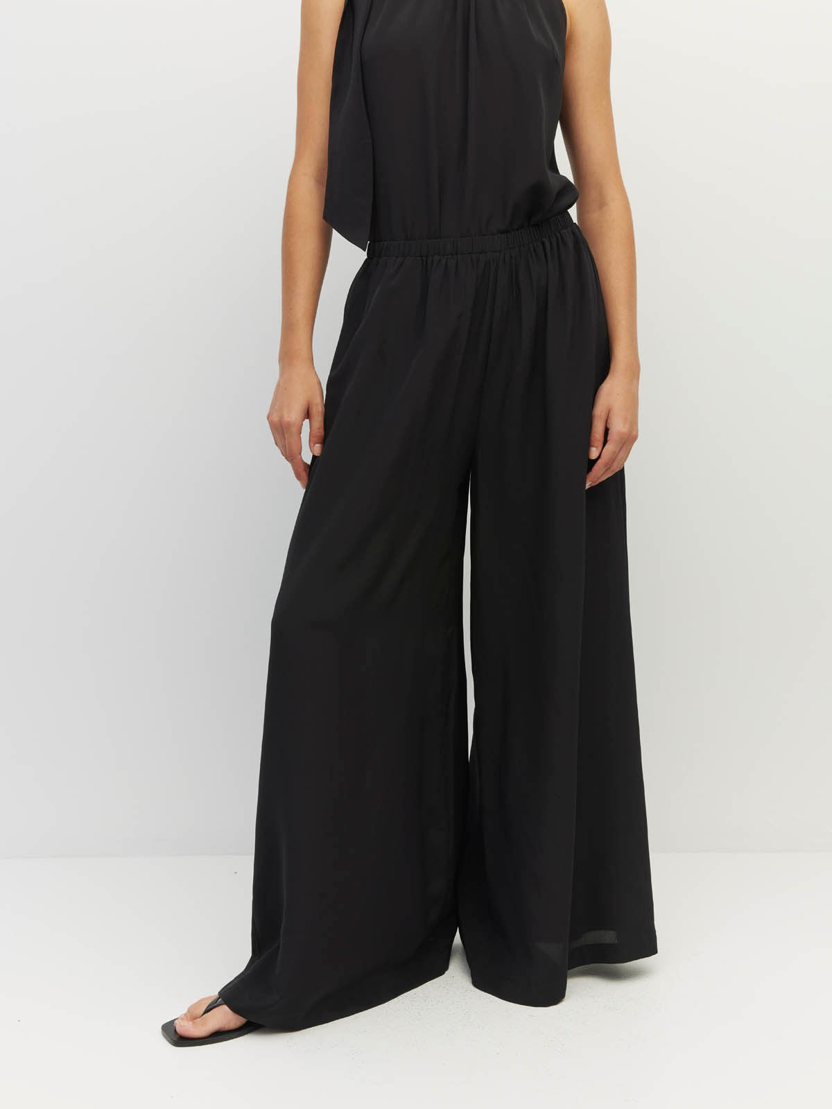 Palazzo Pant (Silk CDC) Black