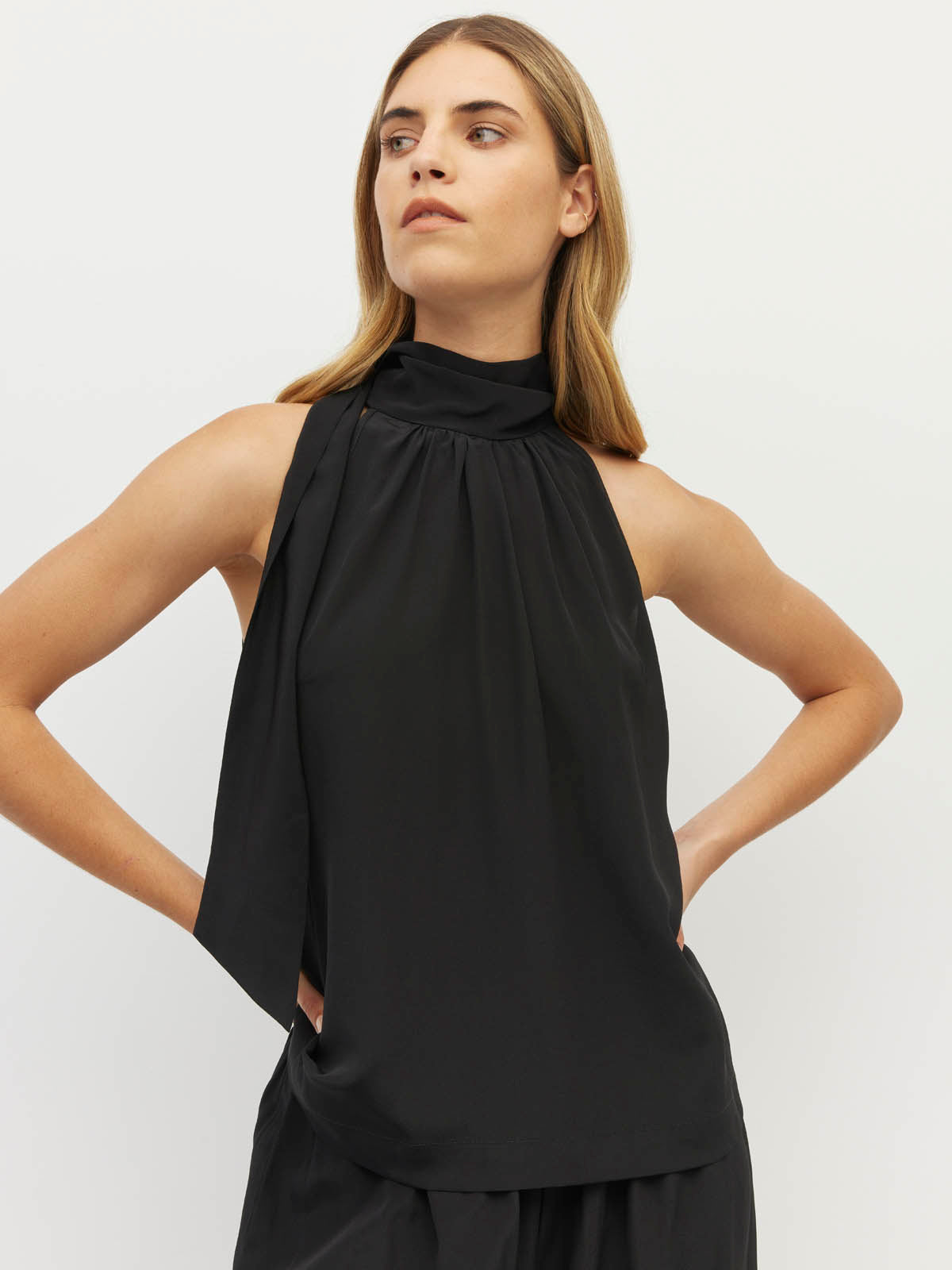 Zelda Blouse (Silk CDC) Black