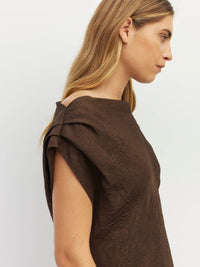 Monaco Top (Soft Matte Satin) Chocolate Crush